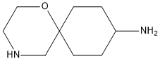 1-0XA-4-AZASPIRO[5.5]UNDECAN-9-AMINE 結(jié)構(gòu)式