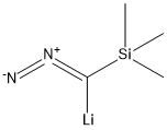 Lithium (trimethylsilyl)diazomethane Struktur