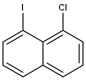 1-chloro-8-iodonaphthalene Struktur