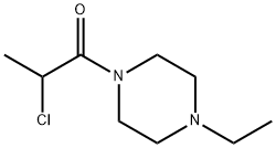 2-chloro-1-(4-ethylpiperazin-1-yl)propan-1-one Struktur