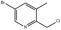 5-bromo-2-(chloromethyl)-3-methylpyridine Struktur