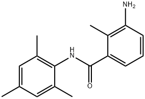 3-amino-2-methyl-N-(2,4,6-trimethylphenyl)benzamide Struktur