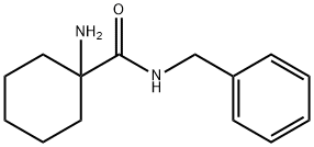 1-amino-N-benzylcyclohexanecarboxamide Struktur