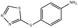 4-(1,3,4-thiadiazol-2-ylsulfanyl)aniline Struktur