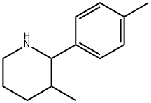 3-methyl-2-(4-methylphenyl)piperidine Struktur