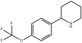 2-[4-(trifluoromethoxy)phenyl]piperidine Struktur