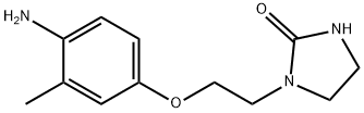 1-[2-(4-amino-3-methylphenoxy)ethyl]imidazolidin-2-one Struktur