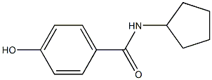 N-cyclopentyl-4-hydroxybenzamide Struktur