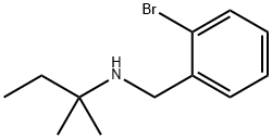 [(2-bromophenyl)methyl](2-methylbutan-2-yl)amine Struktur