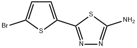 5-(5-bromothiophen-2-yl)-1,3,4-thiadiazol-2-amine Struktur