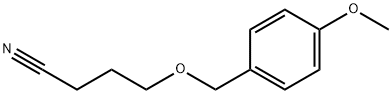 4-[(4-methoxyphenyl)methoxy]butanenitrile Struktur