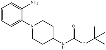 4-(BOC-AMINO)-1-(2-AMINOPHENYL)-PIPERIDINE Struktur