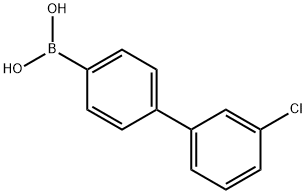 B-(3'-Chloro[1,1'-biphenyl]-4-yl)boronic acid Struktur