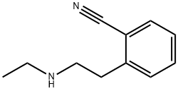 2-[2-(ethylamino)ethyl]benzonitrile Struktur