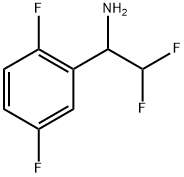 1-(2,5-difluorophenyl)-2,2-difluoroethan-1-amine Struktur