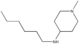 N-hexyl-1-methylpiperidin-4-amine Struktur