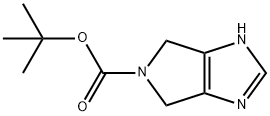 tert-butyl 1H,4H,5H,6H-pyrrolo[3,4-d]imidazole-5-carboxylate Struktur