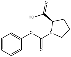 (R)-pyrrolidine-1,2-dicarboxylic acid 1-phenyl ester Struktur