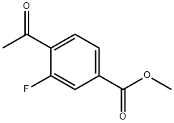 4-Acetyl-3-fluorobenzoic acid methyl ester Struktur