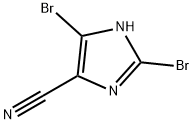 2,5-dibromo-1H-imidazole-4-carbonitrile Struktur