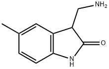 3-AMINOMETHYL-5-METHYL-1,3-DIHYDRO-INDOL-2-ONE Struktur