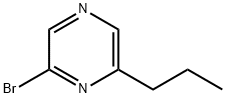 2-Bromo-6-(n-propyl)pyrazine Struktur