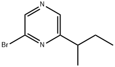 2-Bromo-6-(sec-butyl)pyrazine Struktur