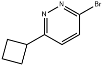 3-Bromo-6-(cyclobutyl)pyridazine Struktur