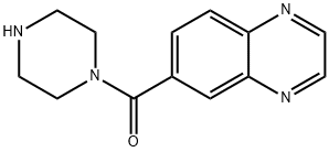 Piperazin-1-yl-quinoxalin-6-yl-methanone Struktur