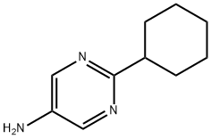 5-Amino-2-(cyclohexyl)pyrimidine Struktur