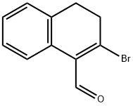 2-bromo-3,4-dihydronaphthalene-1-carbaldehyde Struktur