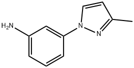 3-(3-methyl-1H-pyrazol-1-yl)aniline Struktur