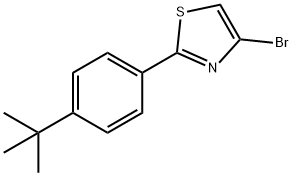 4-Bromo-2-(4-tert-butylphenyl)thiazole Struktur