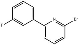 2-Bromo-6-(3-fluorophenyl)pyridine Struktur