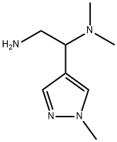 [2-amino-1-(1-methyl-1H-pyrazol-4-yl)ethyl]dimethylamine Struktur