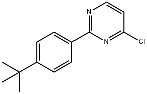 4-Chloro-2-(4-tert-butylphenyl)pyrimidine Struktur