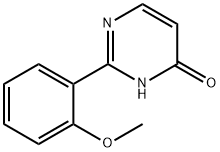 4-Hydroxy-2-(2-methoxyphenyl)pyrimidine Struktur