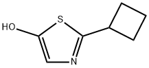 5-Hydroxy-2-(cyclobutyl)thiazole Struktur