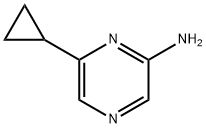 2-Amino-6-(cyclopropyl)pyrazine Struktur