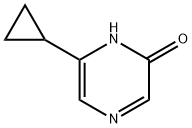 2-Hydroxy-6-(cyclopropyl)pyrazine Struktur