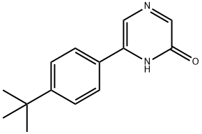 2-Hydroxy-6-(4-tert-butylphenyl)pyrazine Struktur