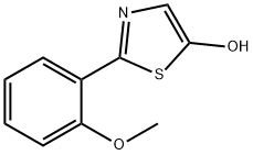 2-(2-Methoxyphenyl)-5-hydroxythiazole Struktur