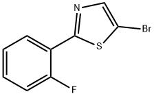 5-Bromo-2-(2-fluorophenyl)thiazole Struktur