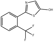 2-(2-Trifluoromethylphenyl)-5-hydroxythiazole Struktur