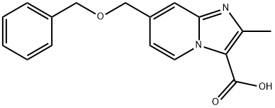 7-[(benzyloxy)methyl]-2-methylimidazo[1,2-a]pyridine-3-carboxylic acid Structure