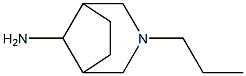 3-propyl-3-azabicyclo[3.2.1]octan-8-amine Struktur