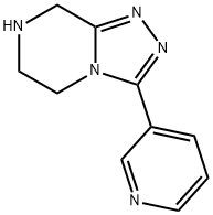 1,2,4-Triazolo[4,3-a]pyrazine, 5,6,7,8-tetrahydro-3-(3-pyridinyl)- Struktur