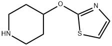 4-(1,3-thiazol-2-yloxy)piperidine Struktur