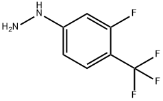 Hydrazine, [3-fluoro-4-(trifluoromethyl)phenyl]- Struktur