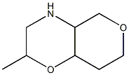 2-methylhexahydro-2H,5H-pyrano[4,3-b][1,4]oxazine Struktur